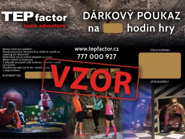 Dárkový poukaz na hru - sleva 20 %